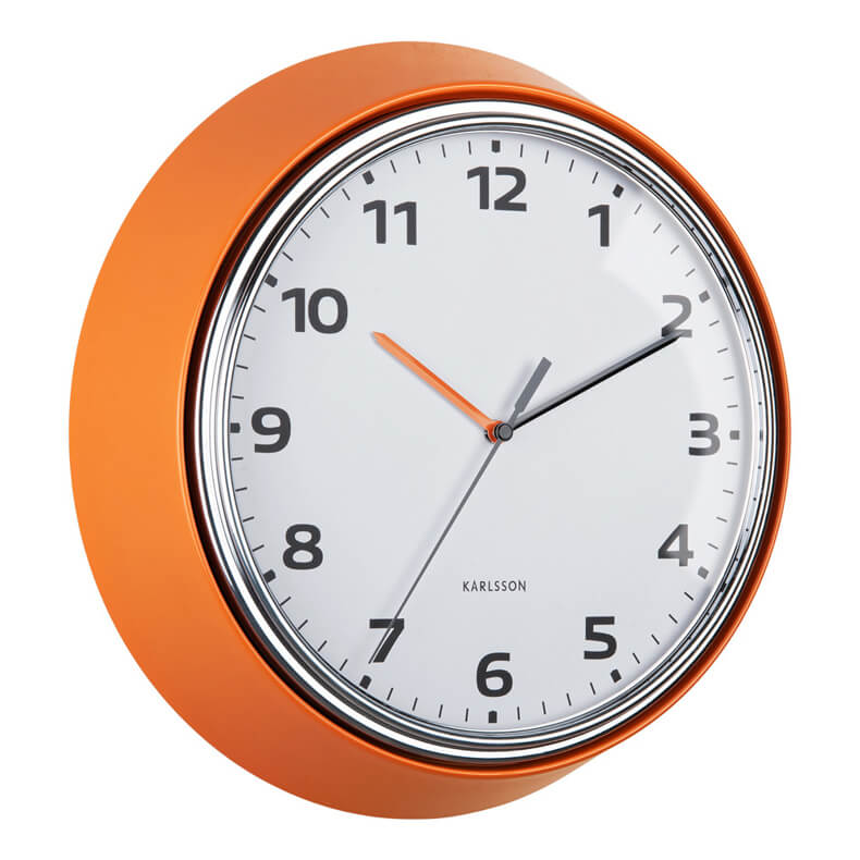 Present Time Karlsson Wall Clock Modern Retro